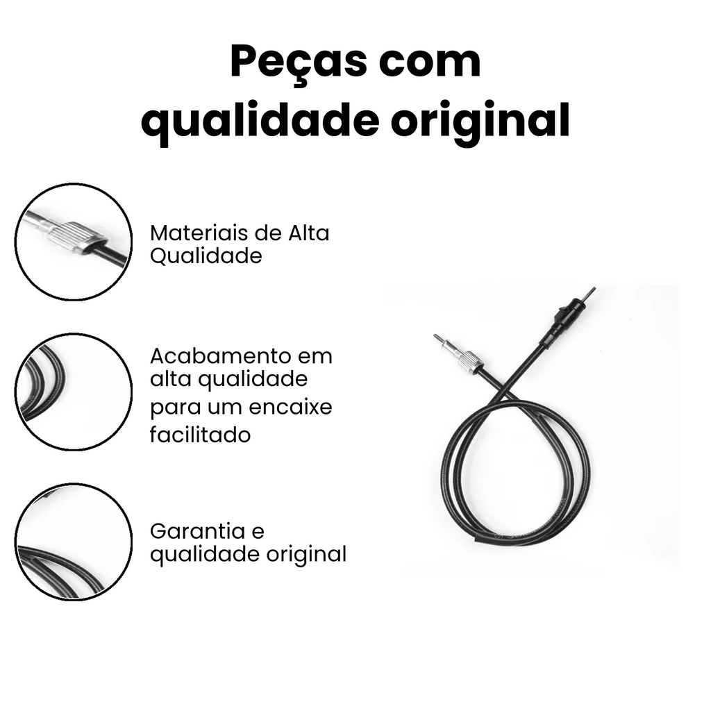 Cabo Velocímetro Honda NX 200/XLR 125 93-09 - Imagem 3
