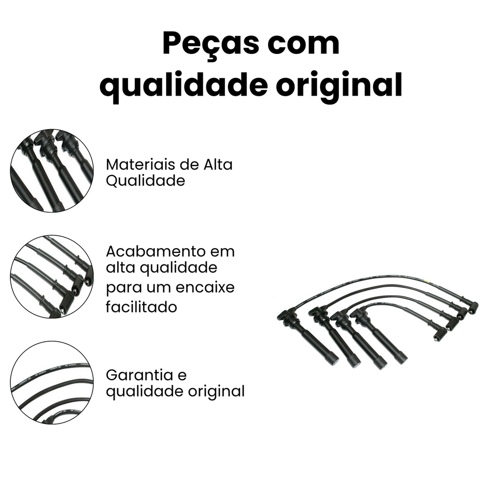 Cabo de Vela de Ignição Hyundai Kia Tucson I30 Sportage - Imagem 3