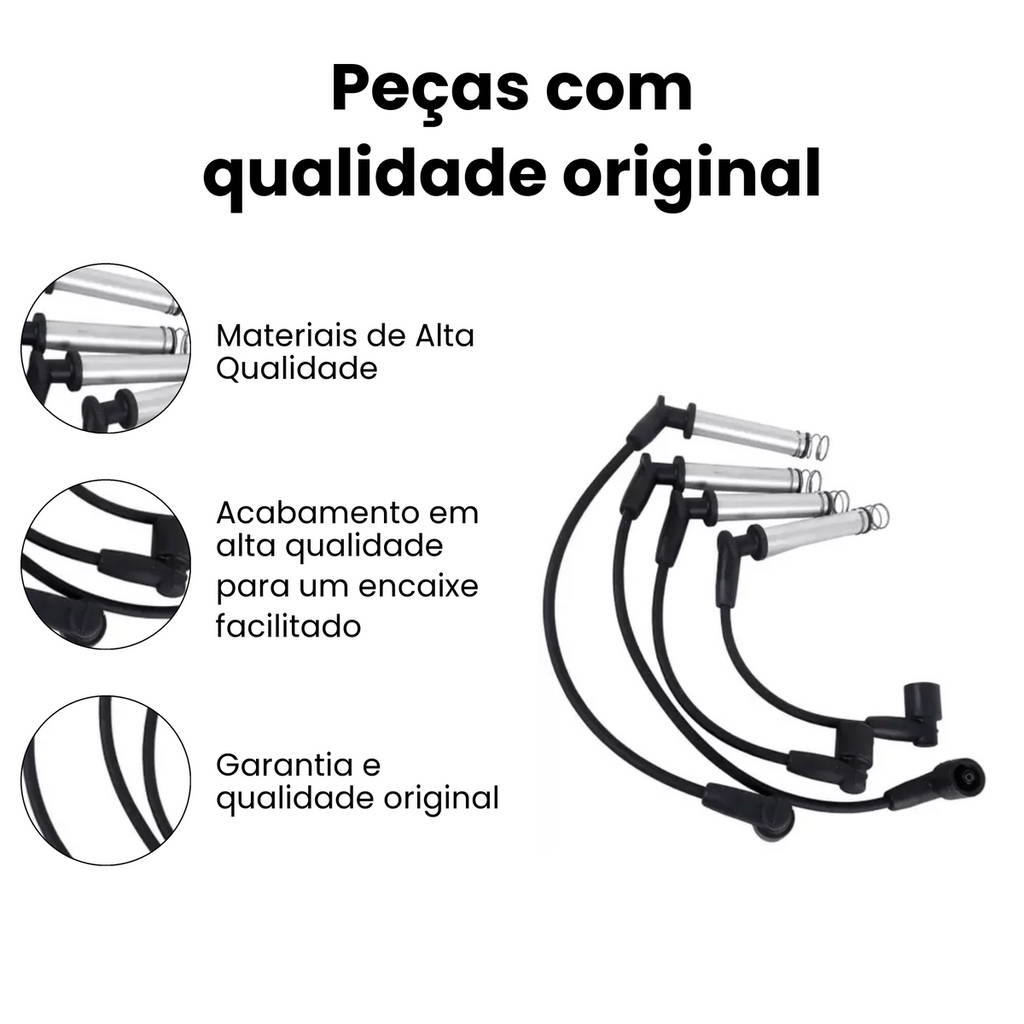 Cabo de Vela de Ignição Renault Trafic 2.2 8V 95/98 - Imagem 3