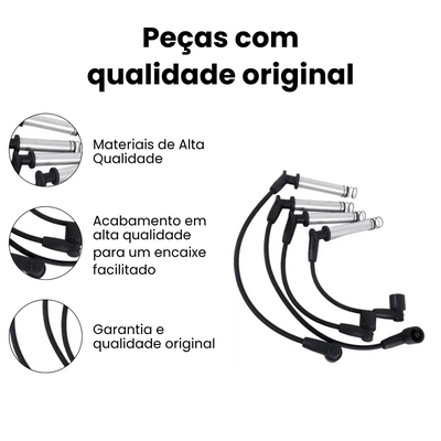 Cabo de Vela de Ignição Renault Trafic 2.2 8V 95/98 - Imagem 3