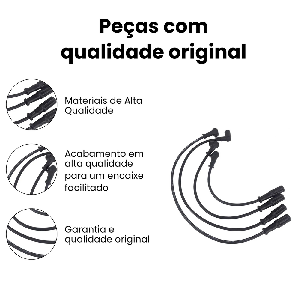 Cabo de Vela de Ignição Fiat Siena Palio Fire - Imagem 2