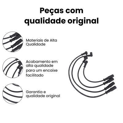 Cabo de Vela de Ignição Fiat Siena Palio Fire - Imagem 3