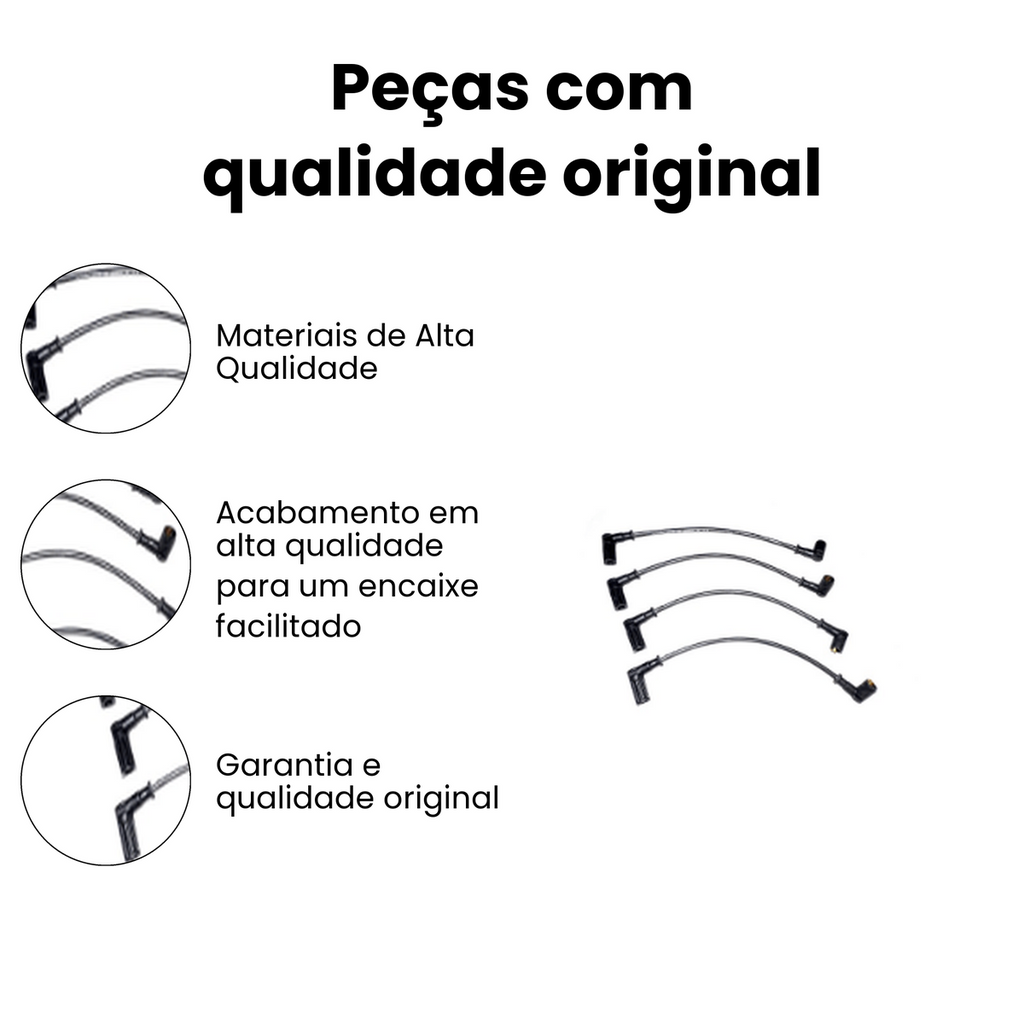 Cabo de Vela de Ignição Fiat Uno Elba - Imagem 3