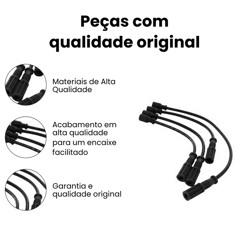 Cabo de Vela de Ignição Fiat Palio Fiorino 1.0 1.5 - Imagem 2