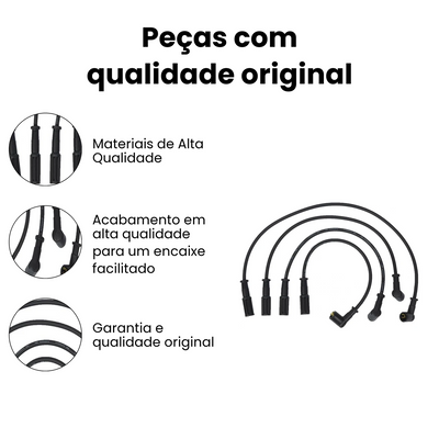 Cabo de Vela Ignição Fiat Palio 1.6 8V Sevel Original - Imagem 2