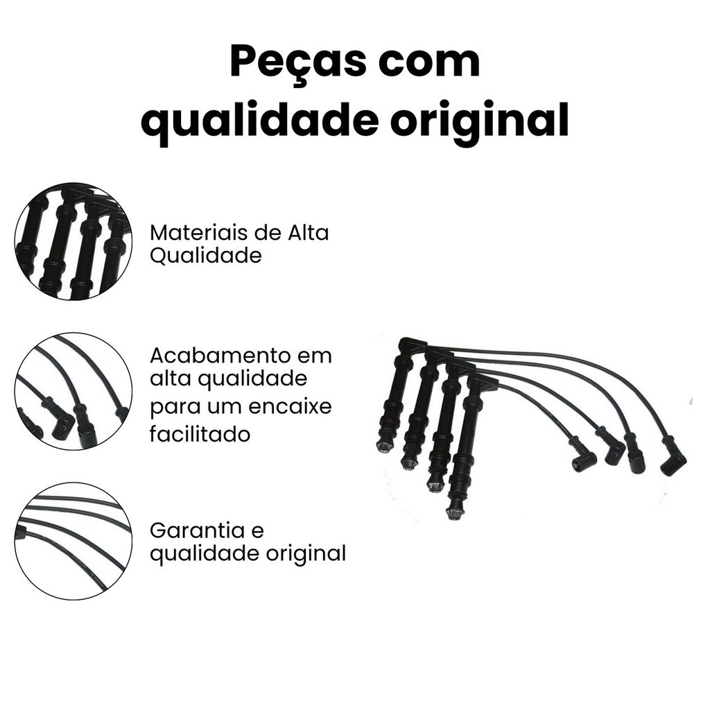 Cabo de Vela de Ignição Fiat Linea - Imagem 2