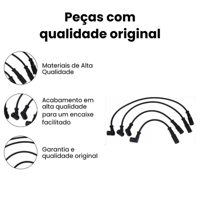 Cabo de Vela de Ignição Fiat Mobi Uno 1.0 Fire Evo - Imagem 3