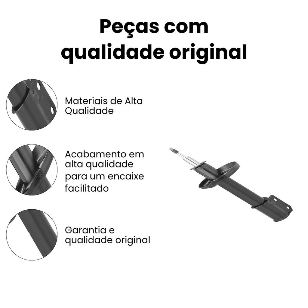 AMORTECEDOR DE SUSPENSÃO DIANTEIRO DIREITO E ESQUERDO CHEVROLET SE-30829 - Imagem 3
