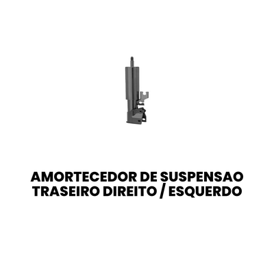 Amortecedor de Suspensão Traseira Uno Way Mille 2001-2013 - Imagem 2