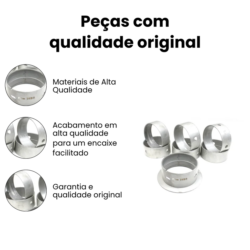 BUCHA DO EIXO DE COMANDO 025 VOLKSWAGEN | GURGEL | PUMA SEC084J-025 - Imagem 3