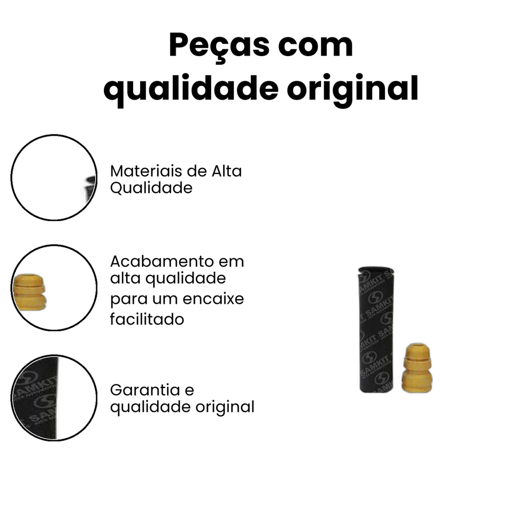 Kit Amortecedor Traseiro HB20 (Dir/Esq) - SAMPEL - Imagem 3