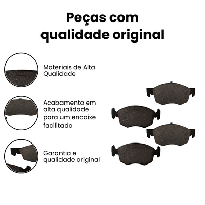 PASTILHA FREIO DIANTEIRO Berlingo/Xsara/206 93-08 - Imagem 3
