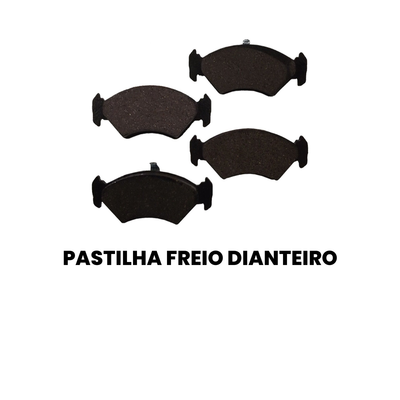 Pastilha de Freio Dianteiro Fiesta Fiesta - Imagem 2