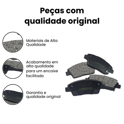 Pastilha de Freio Dianteiro Cerâmica Civic - Imagem 3