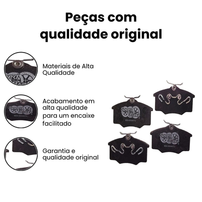 Pastilha de Freio Dianteiro Gol Parati (SPEED BRAKE) - Imagem 3