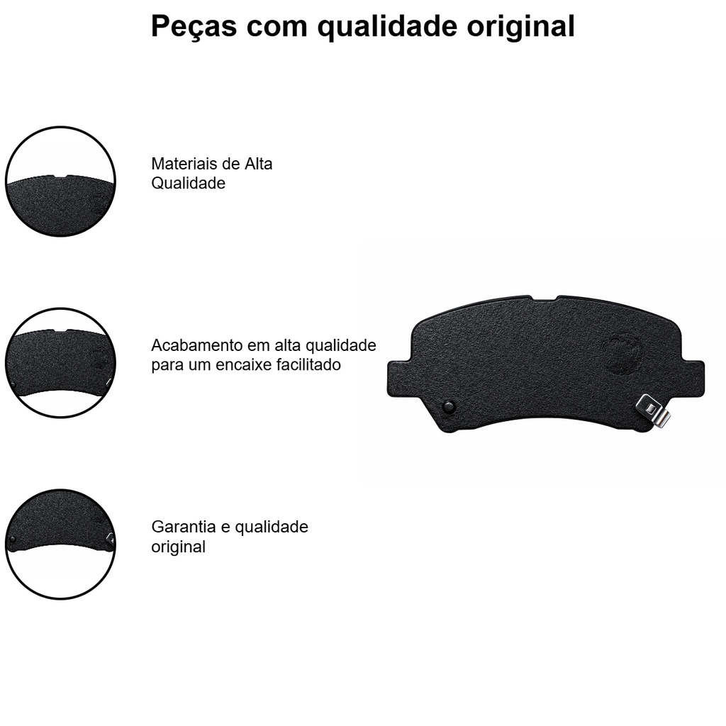 Pastilha Freio Diant Hyundai HB20 Elantra Kia Cerato 12-19 - Imagem 4