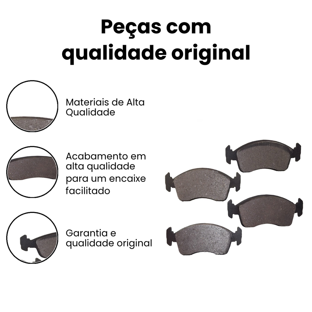 Pastilha de Freio Dianteiro Cronos Uno (SNA-500) - Imagem 3