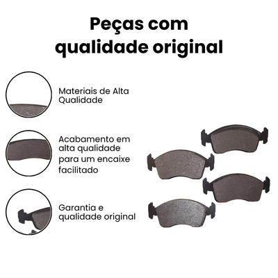 Pastilha de Freio Dianteiro Cronos Uno (SNA-500) - Imagem 3