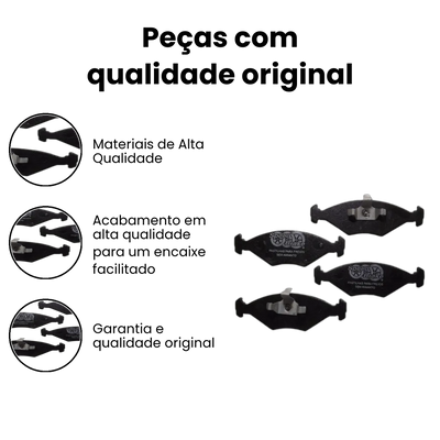 Pastilha Freio Fiat Fiorino 1.0, 1.3, 1.4 - Imagem 4