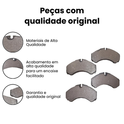 Pastilha de Freio Dianteiro/Traseiro Daily SPEED BRAKE - Imagem 3