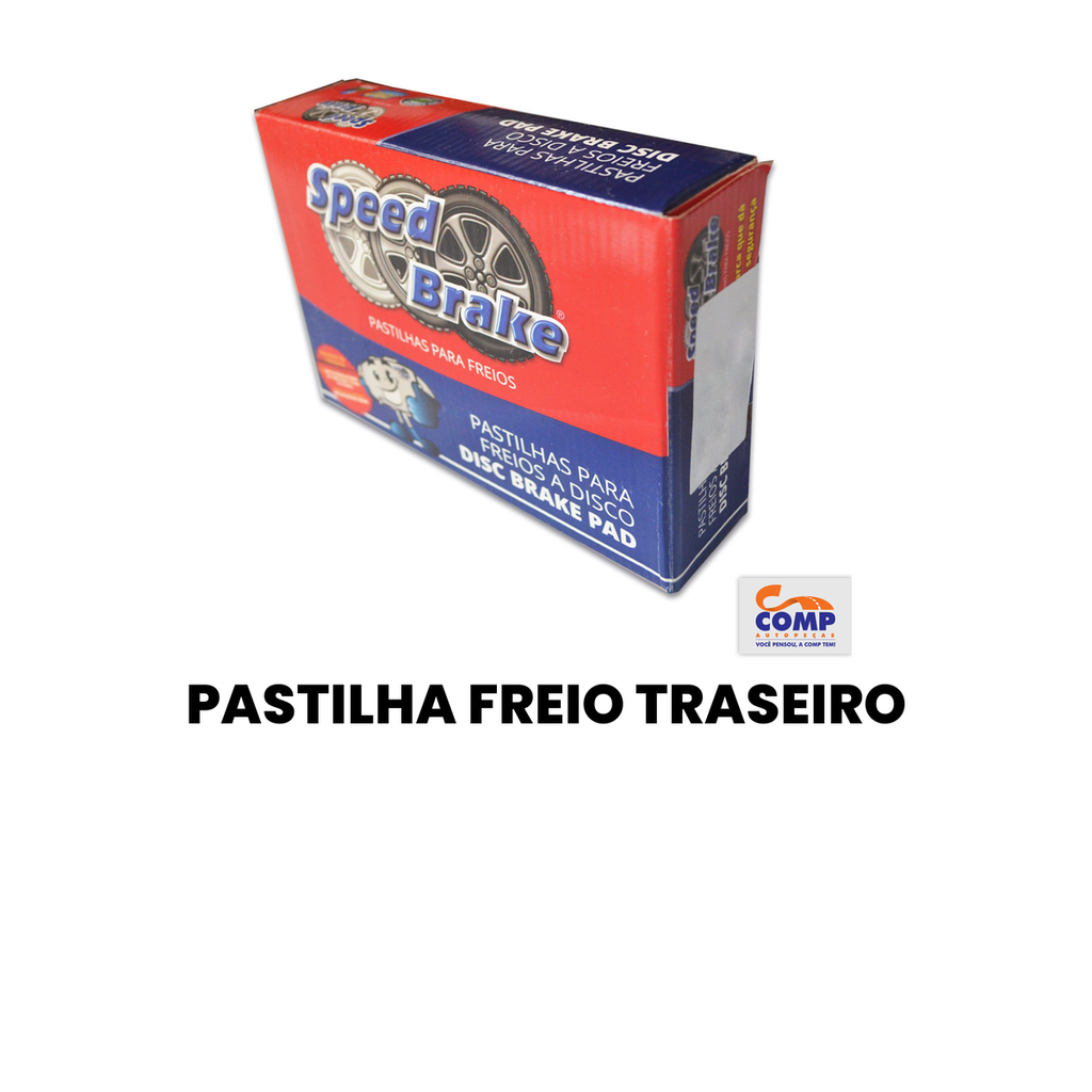 Pastilha de Freio Traseiro Sprinter SPEED BRAKE SNA-712 - Imagem 2