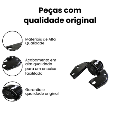 Coxim da Barra Tensora Dianteira Esquerdo Celta - Imagem 3