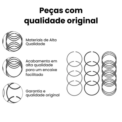 Anel Segmento 060 Fiat Palio Siena Fire 1.0 - Imagem 3