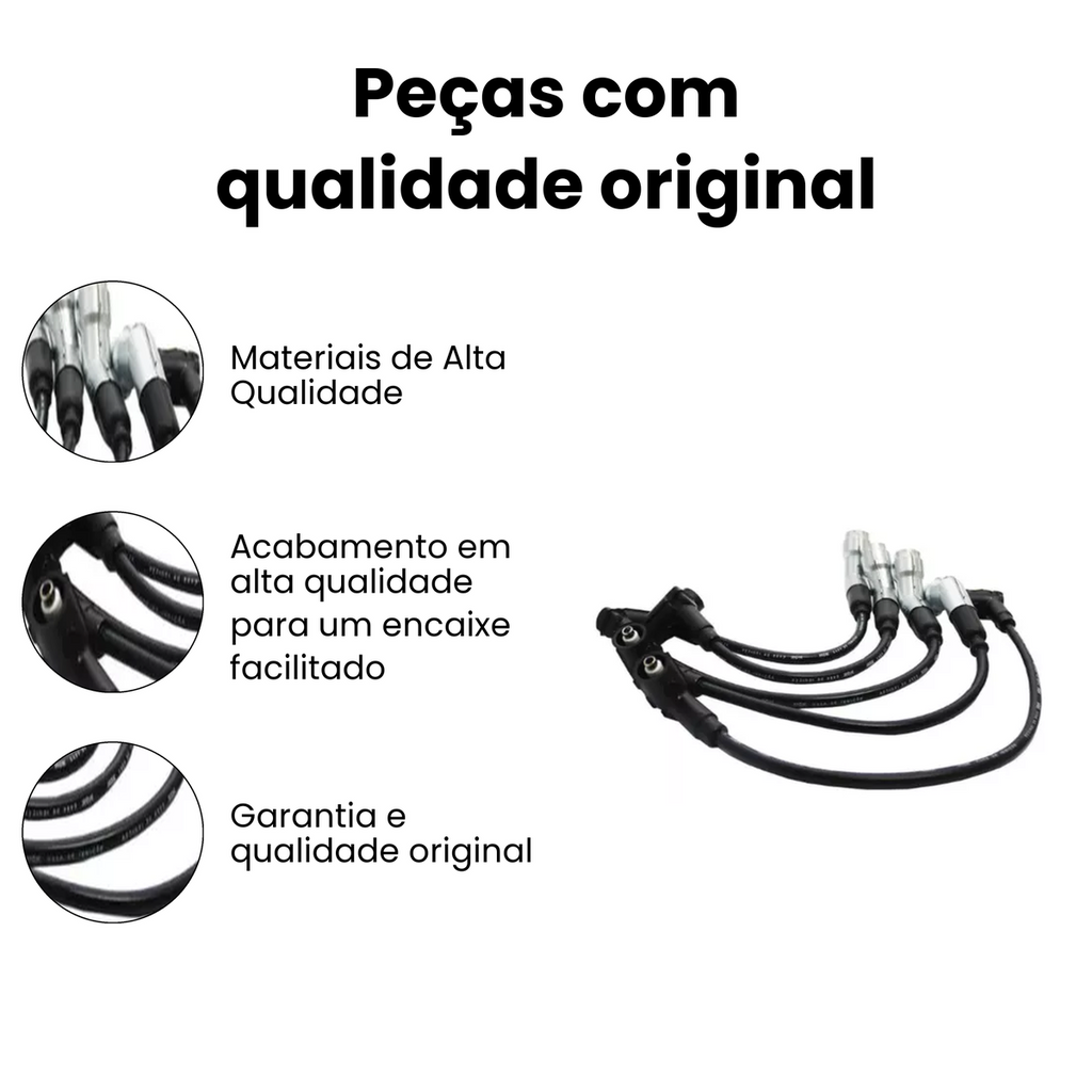 Cabo Vela Ignição VW Voyage Parati Gol Saveiro CHT 1.6 8V - Imagem 3