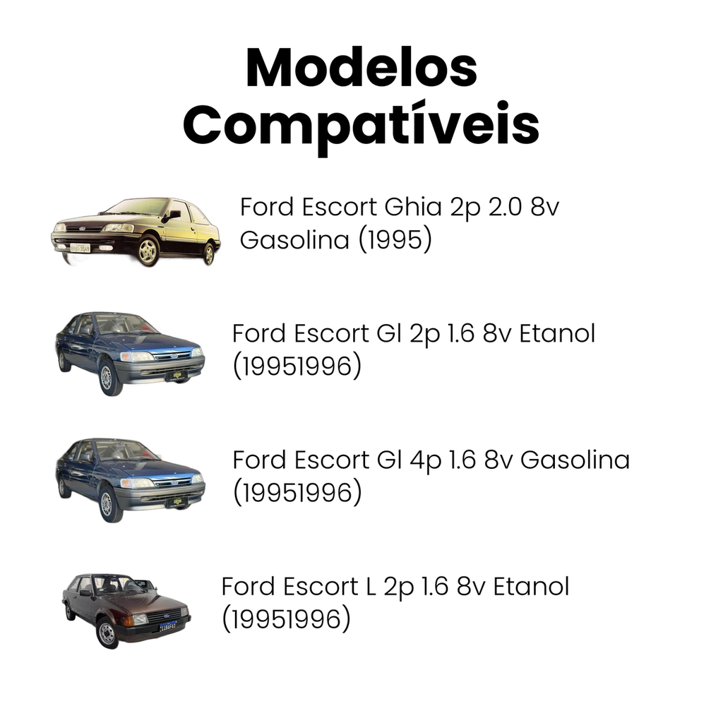 Cabo de Vela de Ignição VW Ford Pointer Logus Escort - Imagem 4