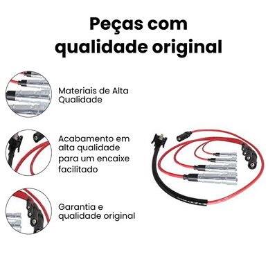 Cabo de Vela de Ignição VW Ford Pointer Logus Escort - Imagem 3