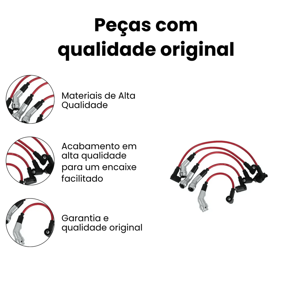 Cabo Vela Ignição VW Gol CHT 1.0 8v 94-97 - Imagem 2