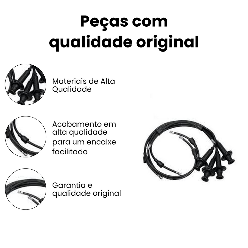 Cabo de Vela de Ignição Volkswagen Fusca Kombi - Imagem 2