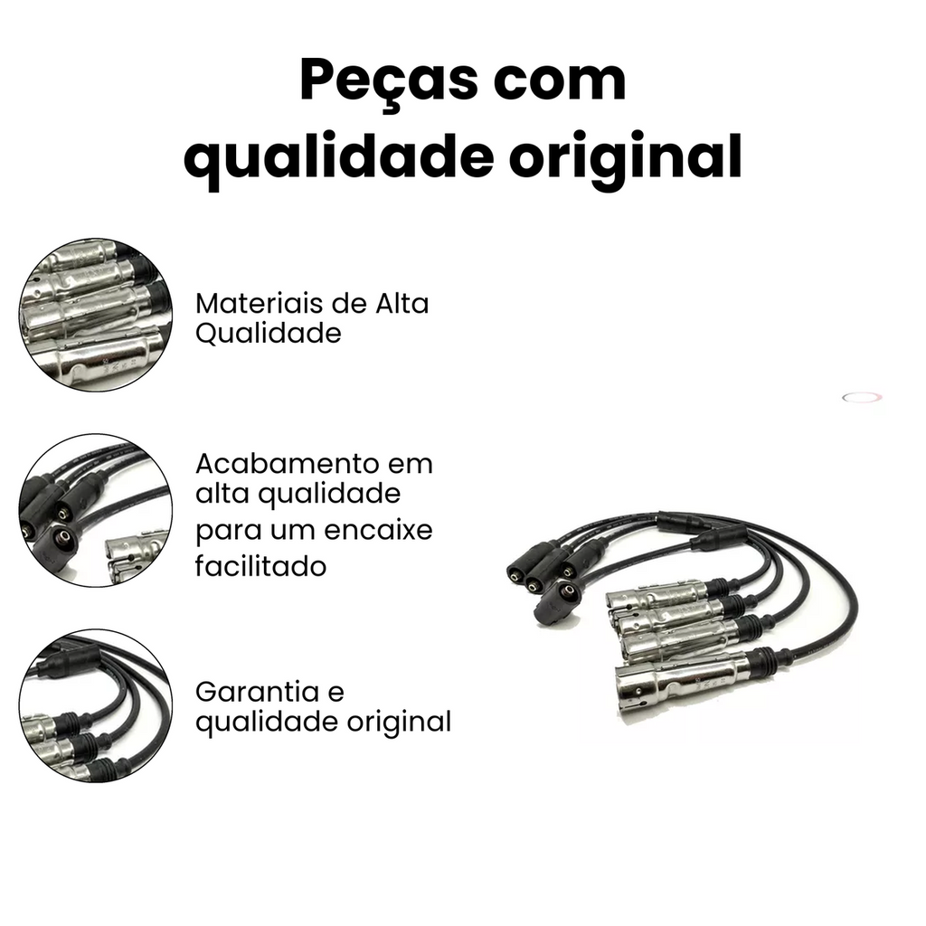 Cabo Vela Ignição VW Santana Quantum 1.8 2.0 - Imagem 2