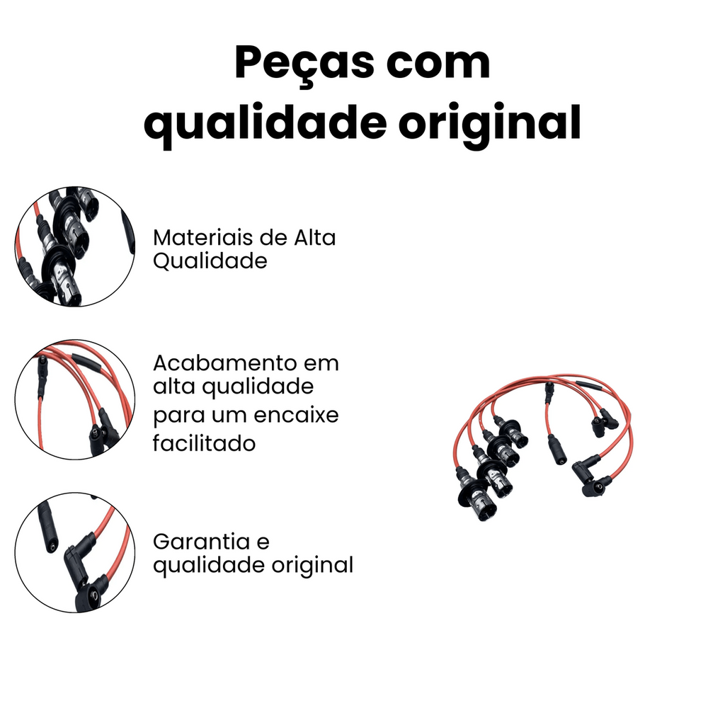 Cabo de Vela de Ignição Volkswagen Kombi - Imagem 2