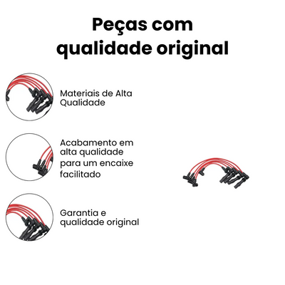Cabo de Vela de Ignição Gol 1.0 16V 1997-2001 ST-V24 - Imagem 2