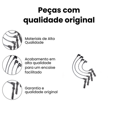 Cabo de Vela de Ignição VW 1.0 16V Polo Gol Parati - Imagem 3
