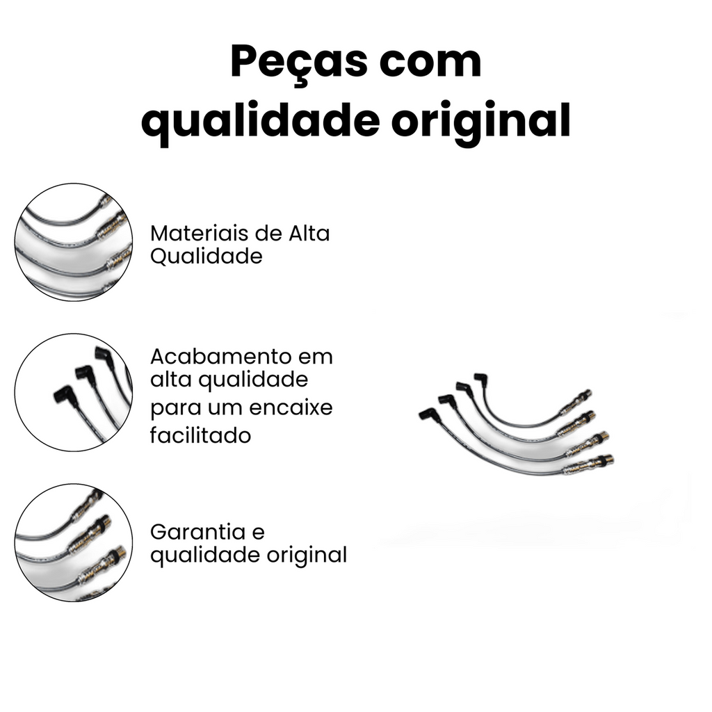 Cabo de Vela de Ignição VW Kombi 1.4 8V - Imagem 3