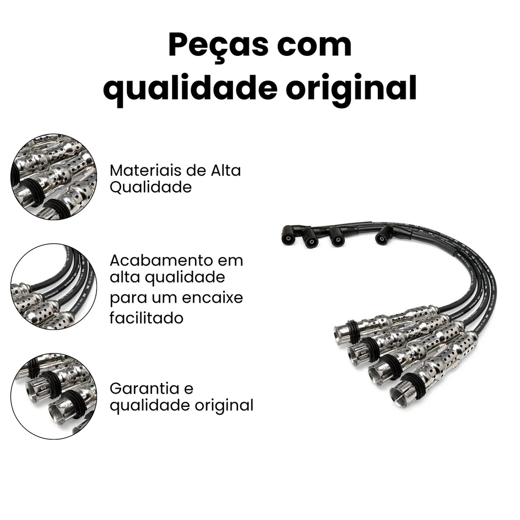 Cabo de Vela Ignição VW Gol G5 G6 1.0 8V - Imagem 3