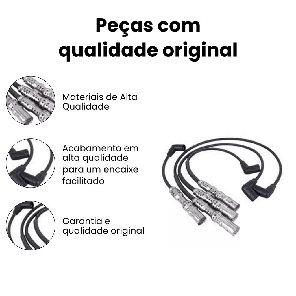 Cabo Vela Ignição VW Golf Jetta Polo 2.0 8V ST-V43 - Imagem 3