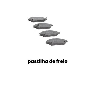 Pastilha Freio Nissan March Versa 1.0 1.6 11-24 - Imagem 2