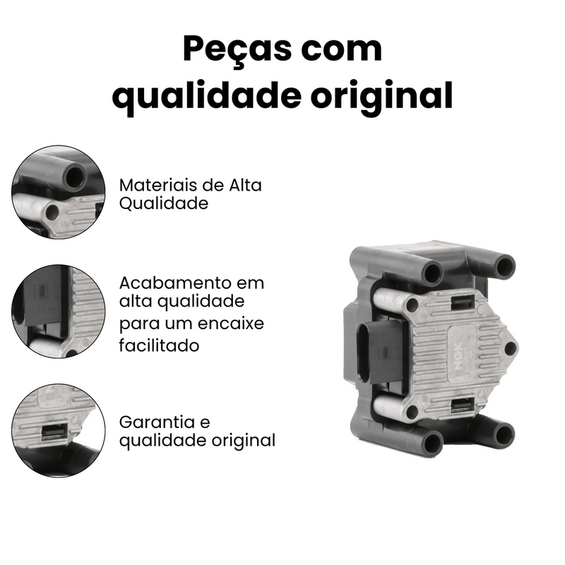 Bobina Ignição VW Golf Beetle Bora Caddy Polo Audi A3 Transp - Imagem 3