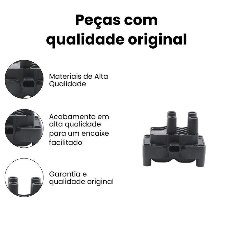 Bobina Ignição Ford Fiesta 2007-2013 Courier 2007-2017 Ecosp - Imagem 3