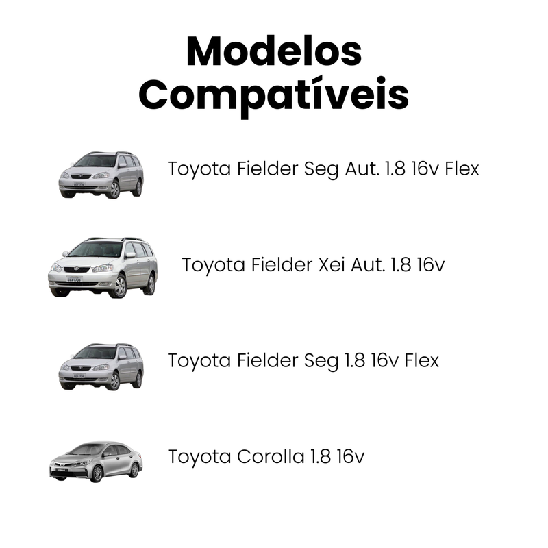 Bobina Ignição Toyota Corolla 1.8 16v 2002-2010 Fielder 1.8 - Imagem 4