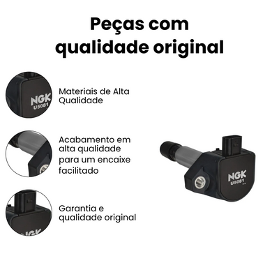 AMORTECEDOR DE SUSPENSÃO TRASEIRO DIREITO E ESQUERDO U5081 HONDA - Imagem 3