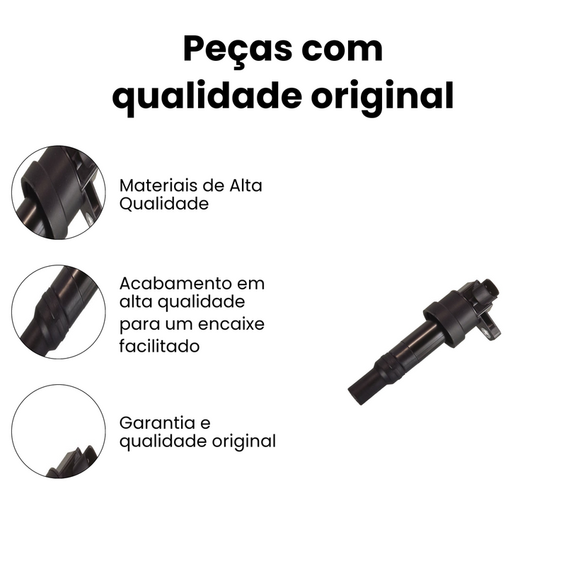 Bobina Ignição Hyundai HB20 2012-2024 HB20S 2014 Kia Picanto - Imagem 3
