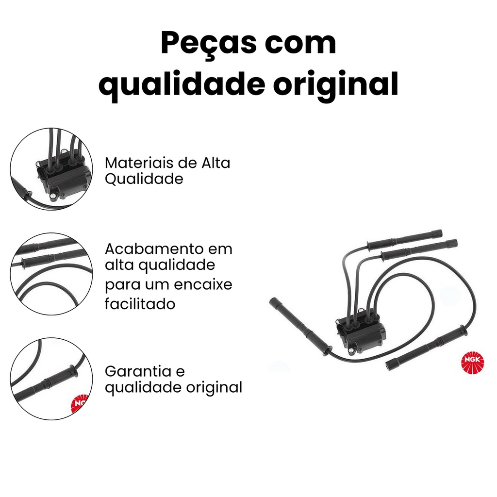 BOBINA DE IGNIÇÃO RENAULT | PEUGEOT U6036 - Imagem 3