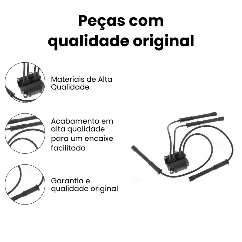 Bobina Ignição Peugeot 206 2000-2005 Renault Clio Kangoo Twi - Imagem 3
