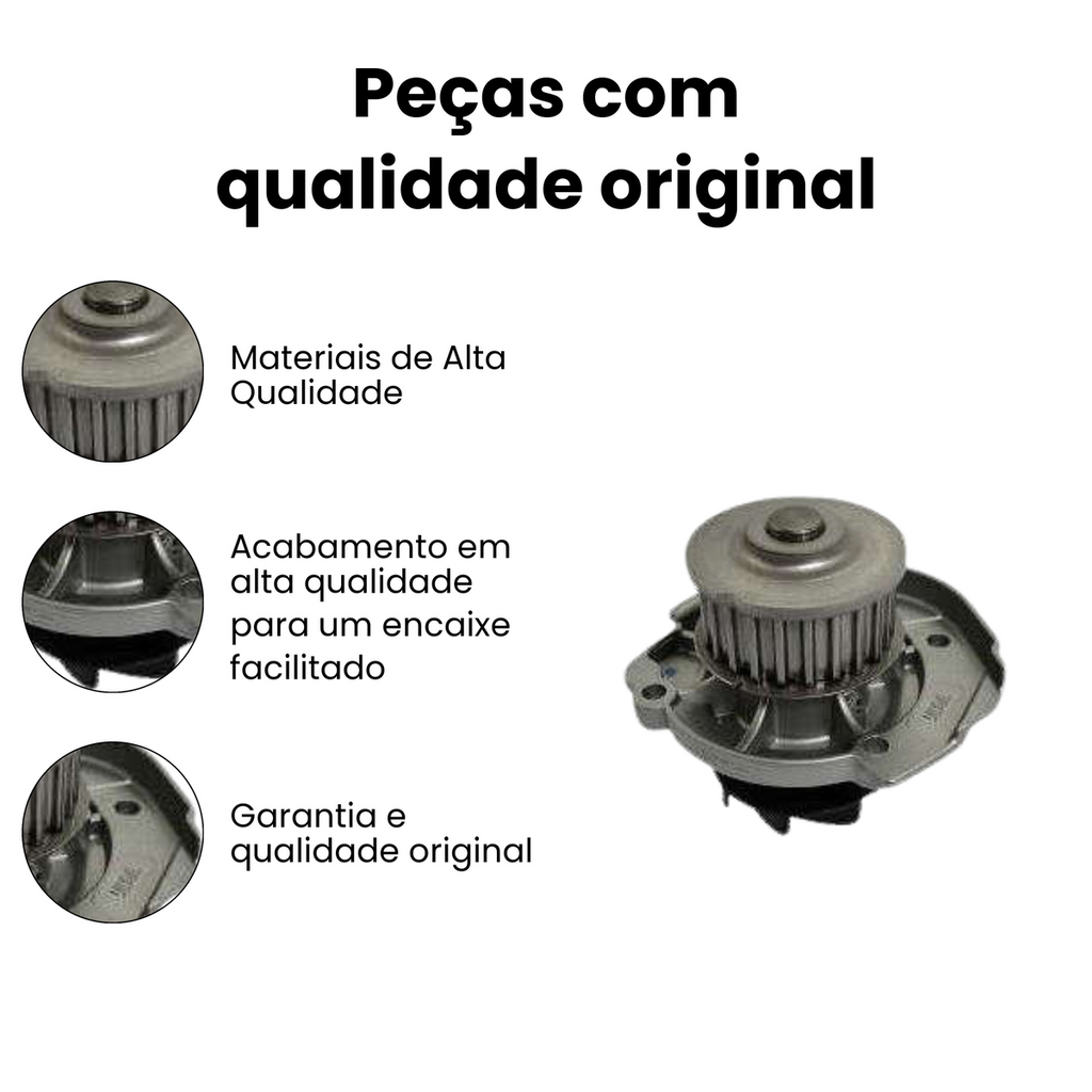 Bomba Água Doblò 1.3 1.4 1.6 16V 8V Idea 1.4 Palio 1.0 1.3 1 - Imagem 3