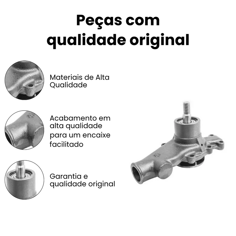 Bomba Água Volkswagen Sedan Cbt 1000 1970-1976 - Imagem 3