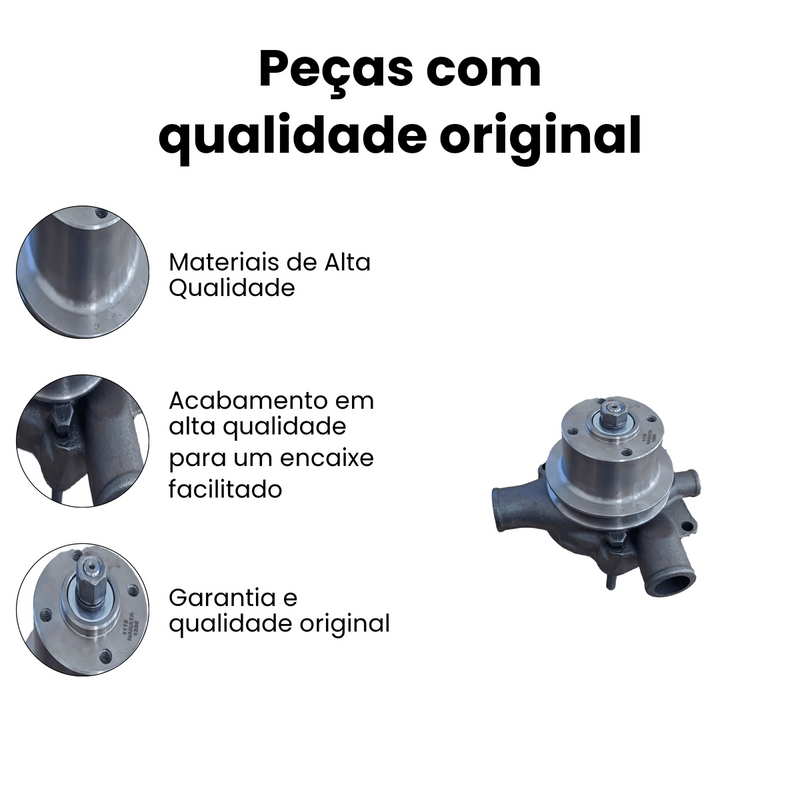 Bomba Água Ford Cargo 1215 1217 1976-1986 - Imagem 3